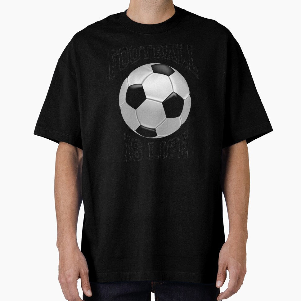 FOOTBALL is life by Buz-Art - Adult & Kids T-Shirts, Sweatshirts & Hoodies apparel design preview 1