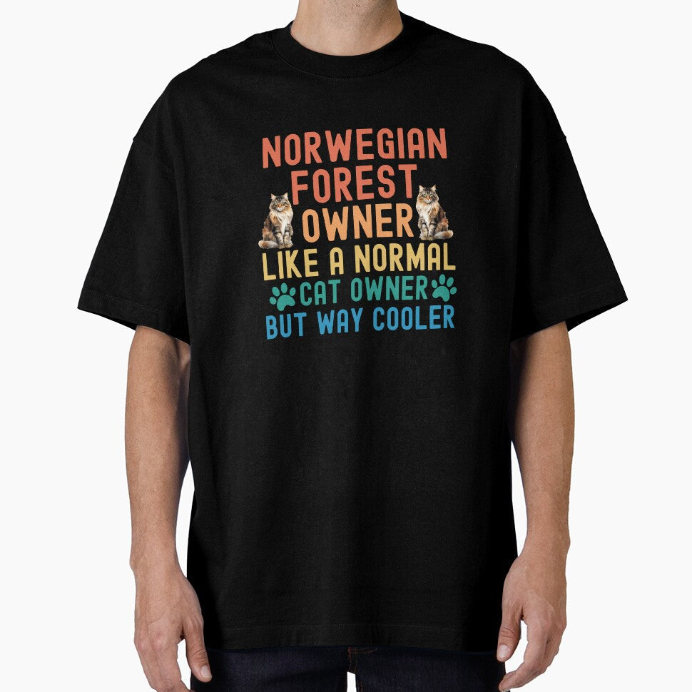 Norwegian Forest Cat Owner by TheAnimalZ00 - Adult & Kids T-Shirts, Sweatshirts & Hoodies apparel design preview 1