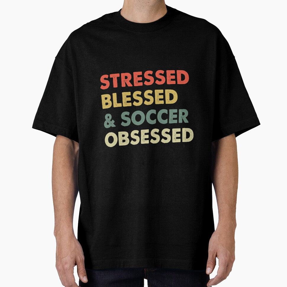 Soccer obsessed by iskapa - Adult & Kids T-Shirts, Sweatshirts & Hoodies apparel design preview 1
