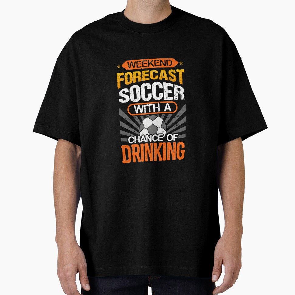 Weekend Forecast Soccer With A Chance by SkyCloudBlue - Adult & Kids T-Shirts, Sweatshirts & Hoodies apparel design preview 1