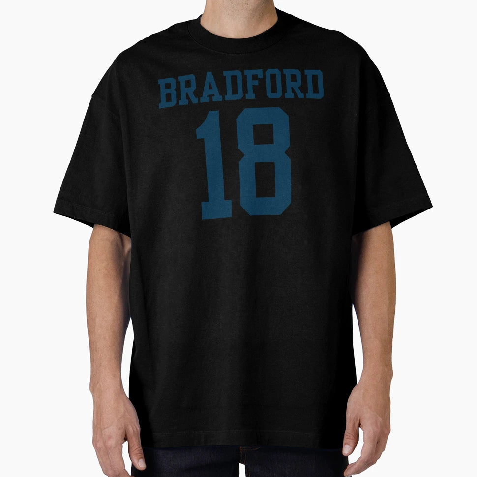 Rookie Football Team Bradford 18 Blue T-Shirt - Novelty Apparel Men Women - T-Shirt, Sweatshirt, Hoodie