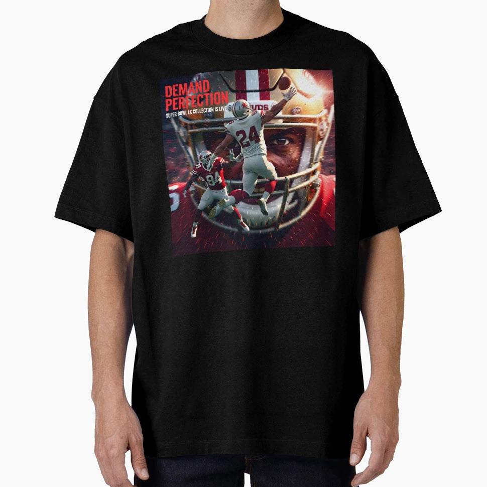 Demand Protection Super Bowl Lx T-Shirt - Trendy Graphic for Adults - T-Shirt, Sweatshirt, Hoodie
