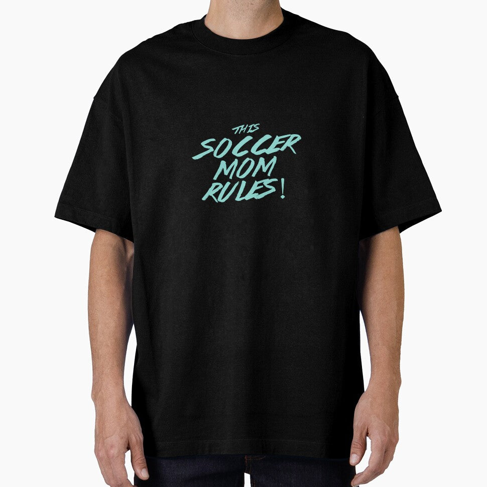 Soccer mom rules, mothers day by lapolonaise - Adult & Kids T-Shirts, Sweatshirts & Hoodies apparel design preview 1