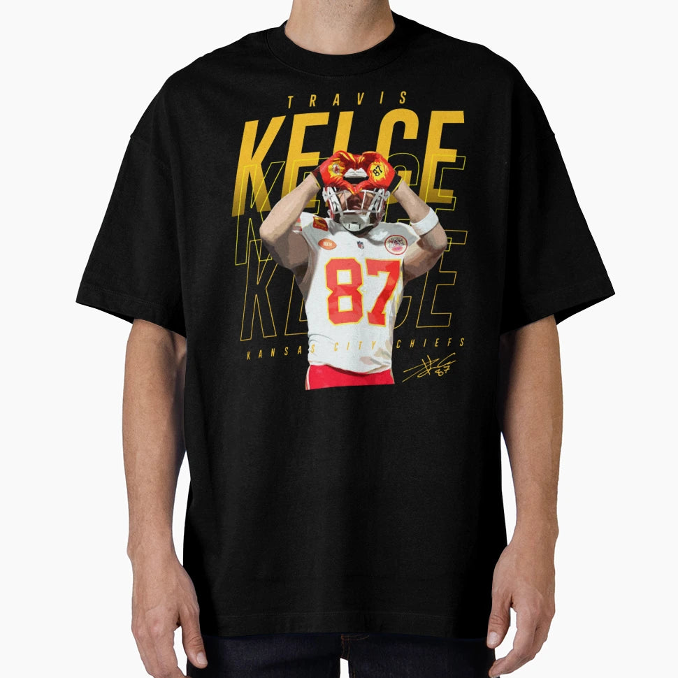 TK Heart Sign Kansas City Chiefs T-Shirt - Trendy Graphic Unisex - T-Shirt, Sweatshirt, Hoodie