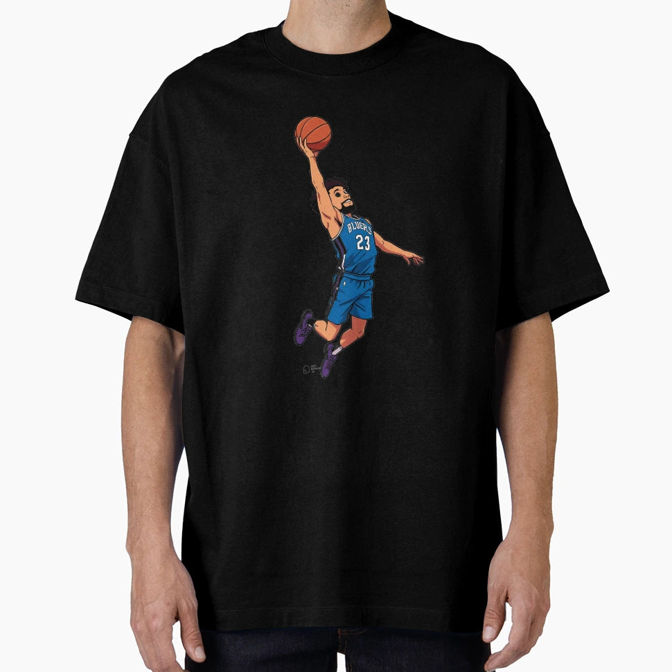 Intense Basketball Dunk Art T-Shirt - Custom Art Print for Adults - T-Shirt, Sweatshirt, Hoodie