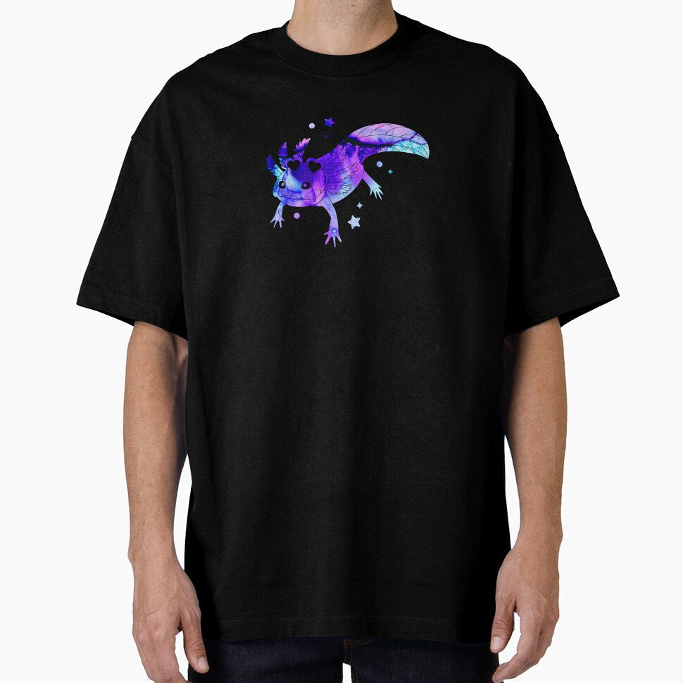 Axolotl Colorful Watercolor by 37jlee - Adult & Kids T-Shirts, Sweatshirts & Hoodies apparel design preview 1