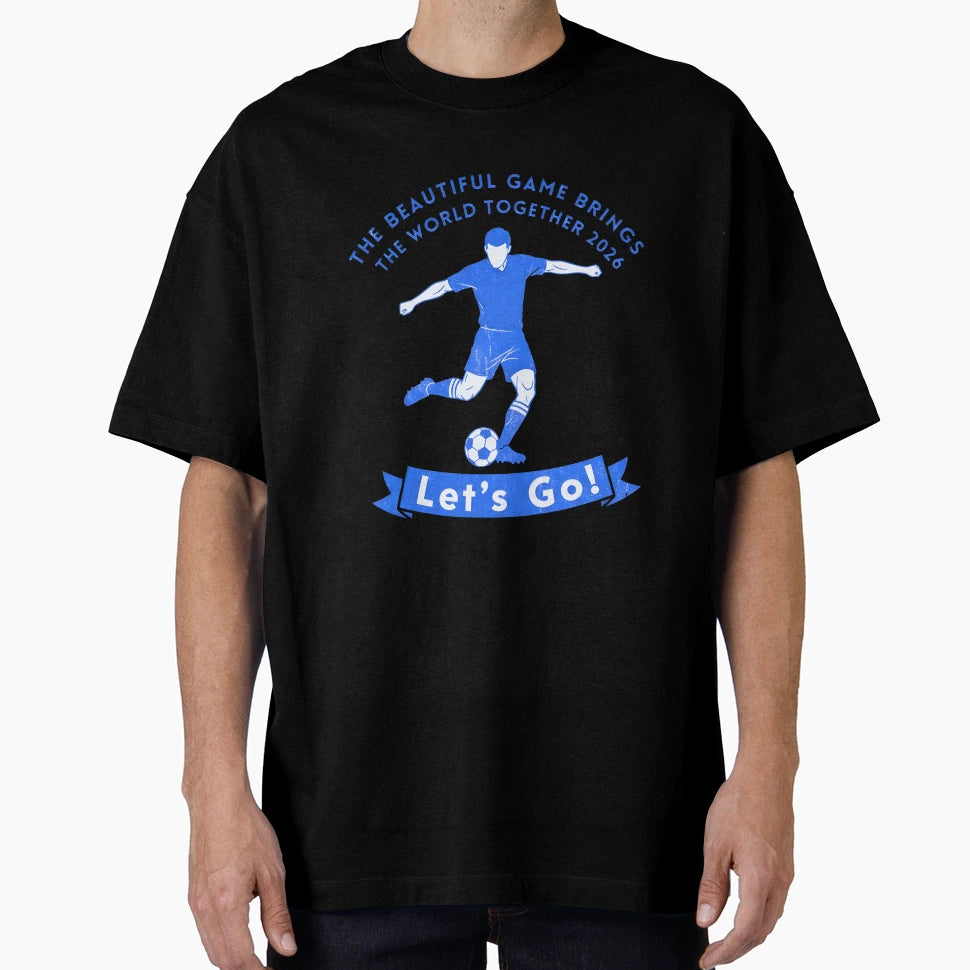 Soccer Beautiful Game Brings World T-Shirt - Trendy Graphic Men Women - T-Shirt, Sweatshirt, Hoodie