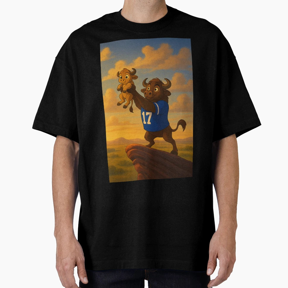 Buffalo King T-Shirt - Unique Graphic for Adults - T-Shirt, Sweatshirt, Hoodie