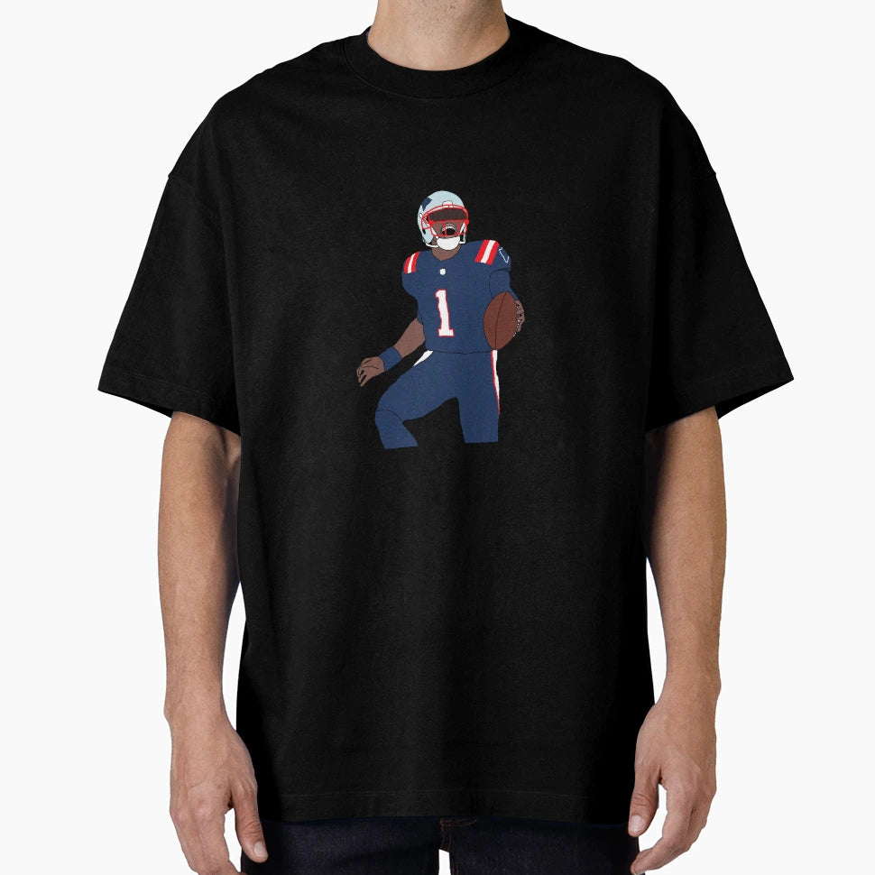 New England Patriots Cam Newton T-Shirt - Graphic Print Men Women - T-Shirt, Sweatshirt, Hoodie