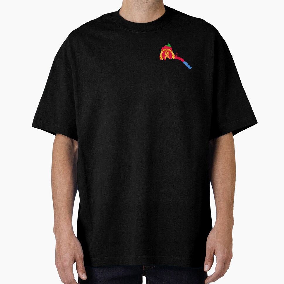Map of Eritrea ካርታ ኤርትራ by feether-store - Adult & Kids T-Shirts, Sweatshirts & Hoodies apparel design preview 1