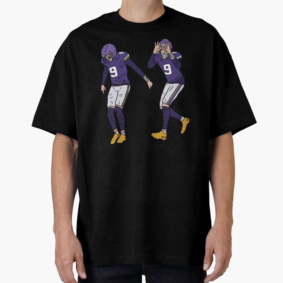 Jj Mccarthy Griddy Celebration T-Shirt - Minimalist Print for Adults - T-Shirt, Sweatshirt, Hoodie