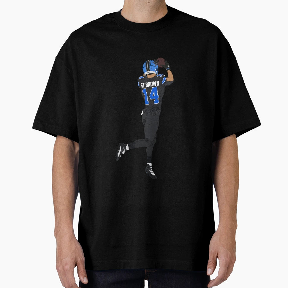 Amon Ra St Brown T-Shirt - Aesthetic Graphic Unisex - T-Shirt, Sweatshirt, Hoodie