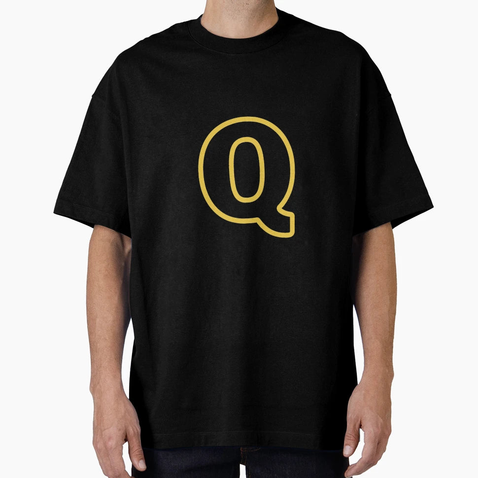Stylish Golden Alphabet To Zee T-Shirt - Minimalist Print Men Women - T-Shirt, Sweatshirt, Hoodie