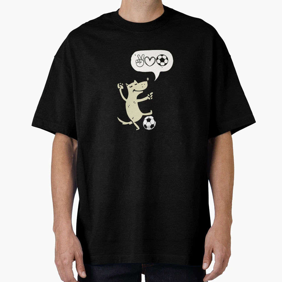 Love Football T-Shirt - Fun Novelty Design for Adults - T-Shirt, Sweatshirt, Hoodie