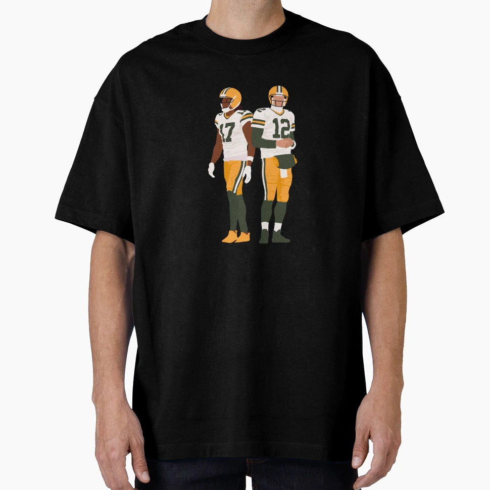 Davante Rodgers Illustration T-Shirt - Custom Art Print Unisex - T-Shirt, Sweatshirt, Hoodie