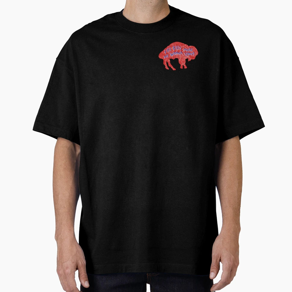 Buffalo Bills Shout Logo T-Shirt - Trendy Graphic Men Women - T-Shirt, Sweatshirt, Hoodie