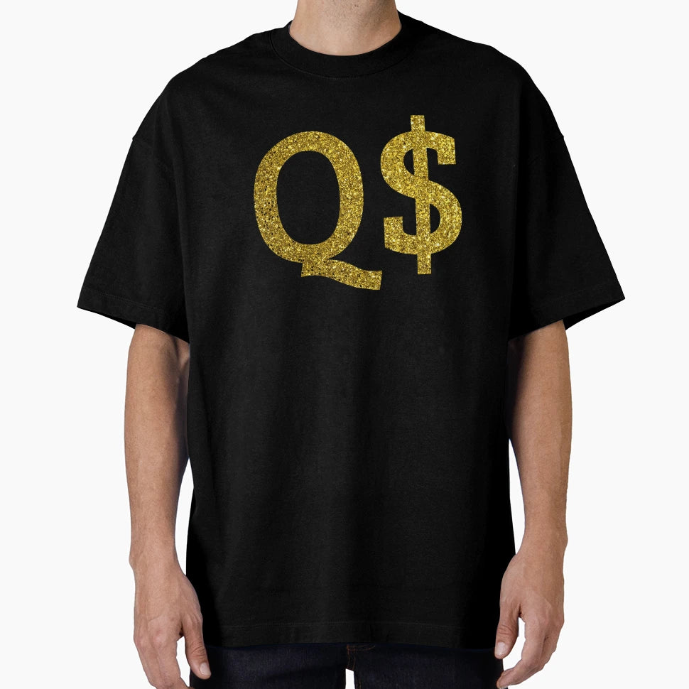 Q Money Q T-Shirt - Fun Novelty Design for Adults - T-Shirt, Sweatshirt, Hoodie