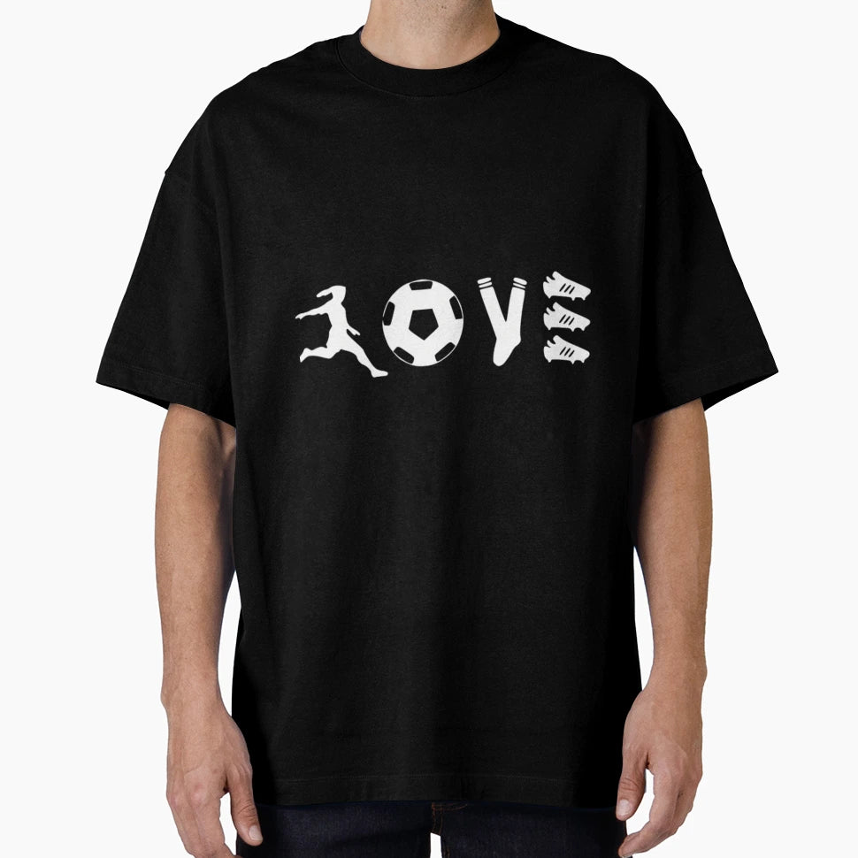 Soccer Love Sports T-Shirt - Novelty Apparel for Adults - T-Shirt, Sweatshirt, Hoodie