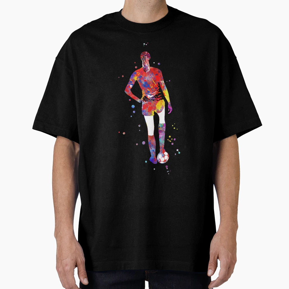 Soccer Player Ball T-Shirt - Graphic Print for Adults - T-Shirt, Sweatshirt, Hoodie