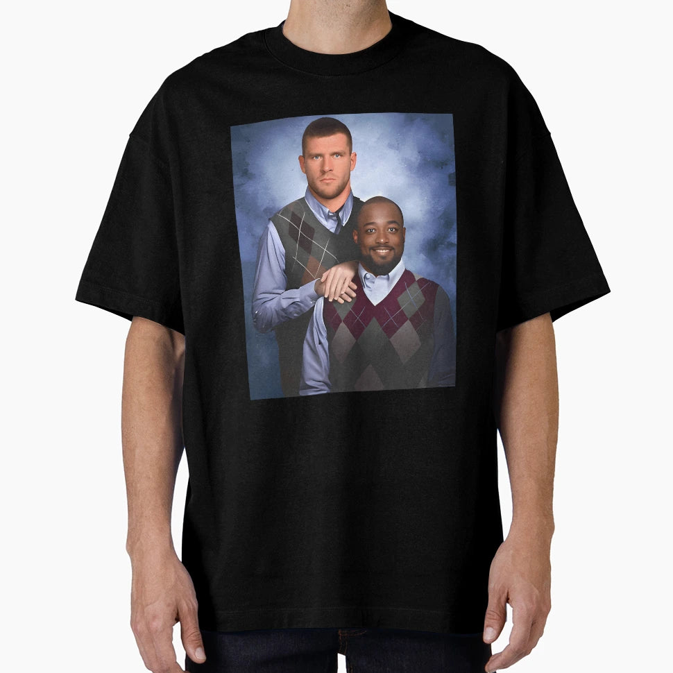 Mike Tomlin T J Watt Step Brothers T-Shirt - Novelty Apparel for Adults - T-Shirt, Sweatshirt, Hoodie