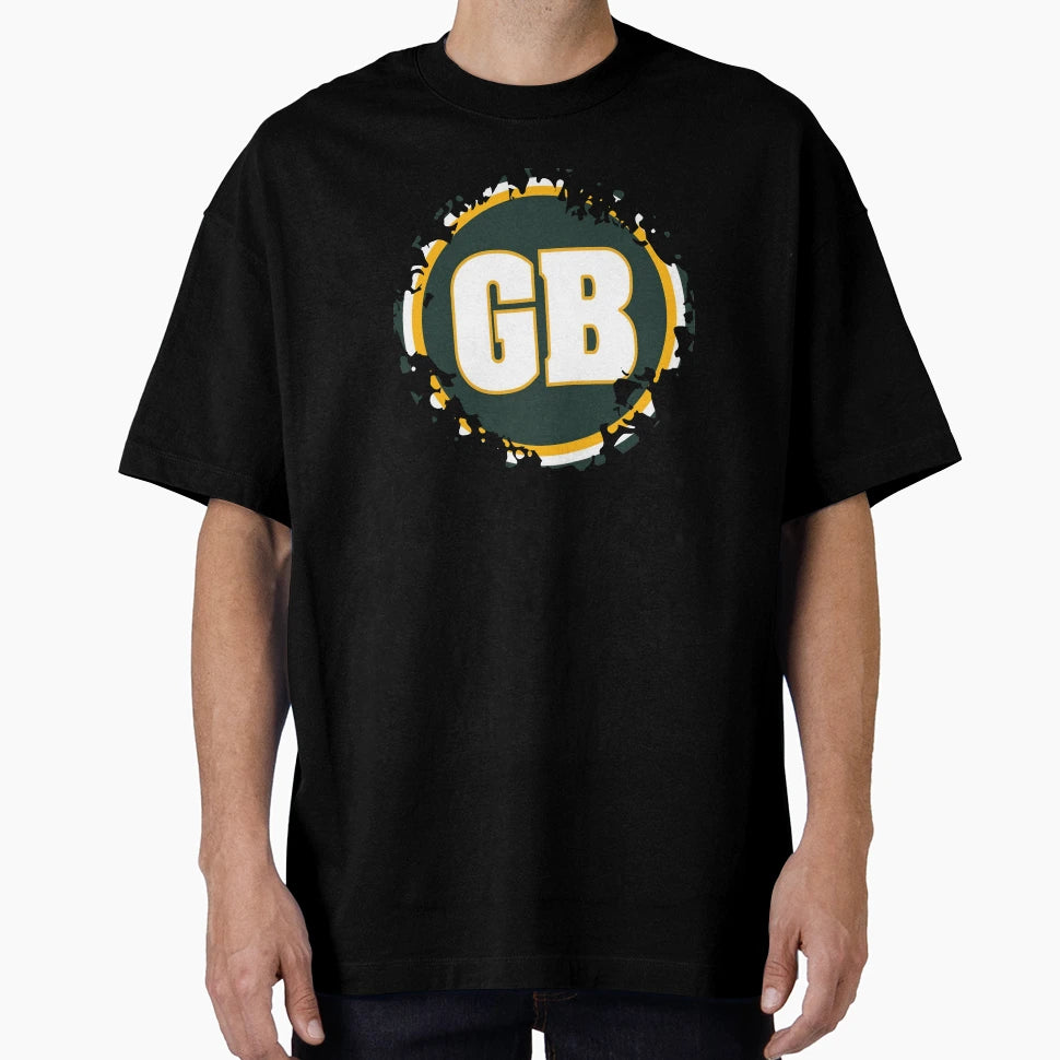 Green Bay Tattered T-Shirt - Graphic Print for Adults - T-Shirt, Sweatshirt, Hoodie