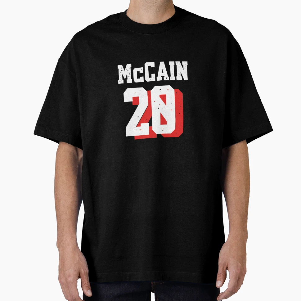 Mccain Number Back T-Shirt - Unique Graphic Men Women - T-Shirt, Sweatshirt, Hoodie