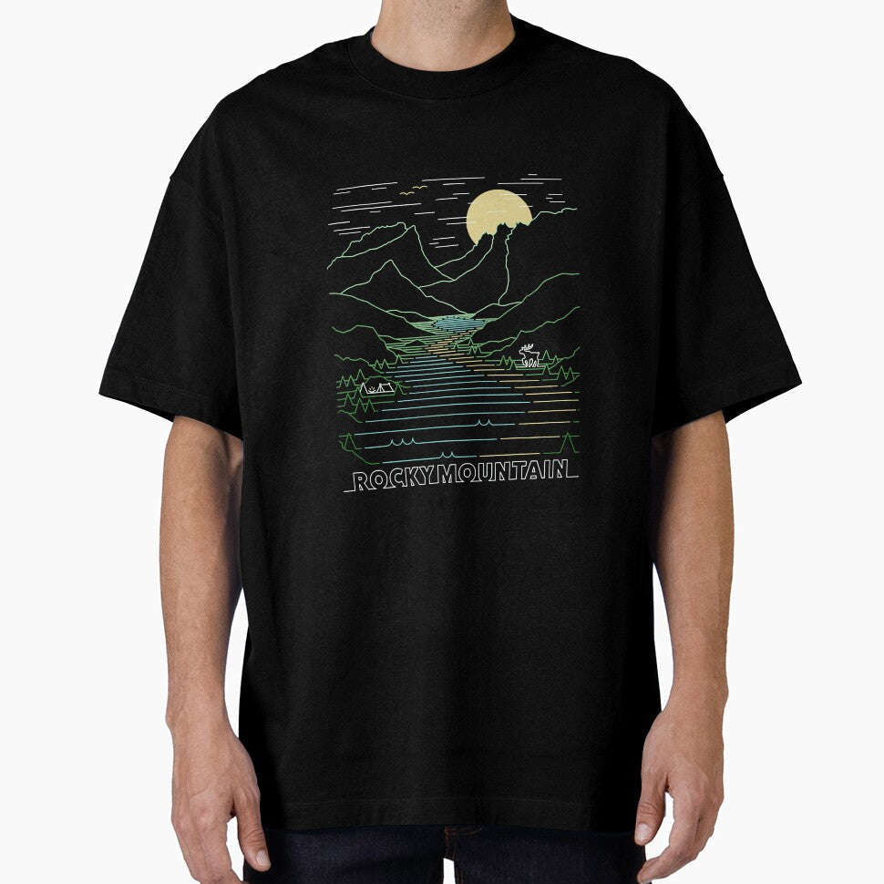 Vintage Rocky Mountain National Park by SkyCloudBlue - Adult & Kids T-Shirts, Sweatshirts & Hoodies apparel design preview 1
