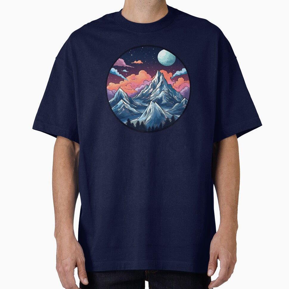 Mountain Stars by Blakker-Shop - Adult & Kids T-Shirts, Sweatshirts & Hoodies apparel design preview 1