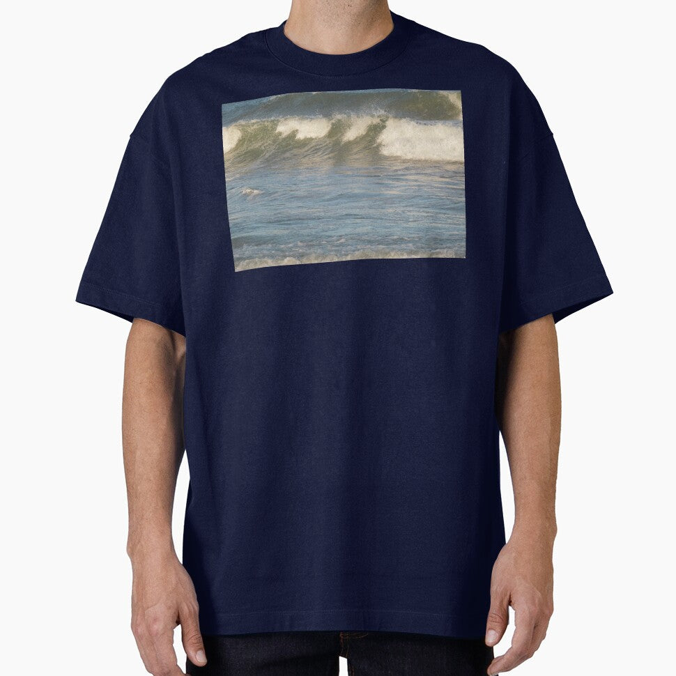 Atlantic Ocean Waves by ginawaltersdorf - Adult & Kids T-Shirts, Sweatshirts & Hoodies apparel design preview 1