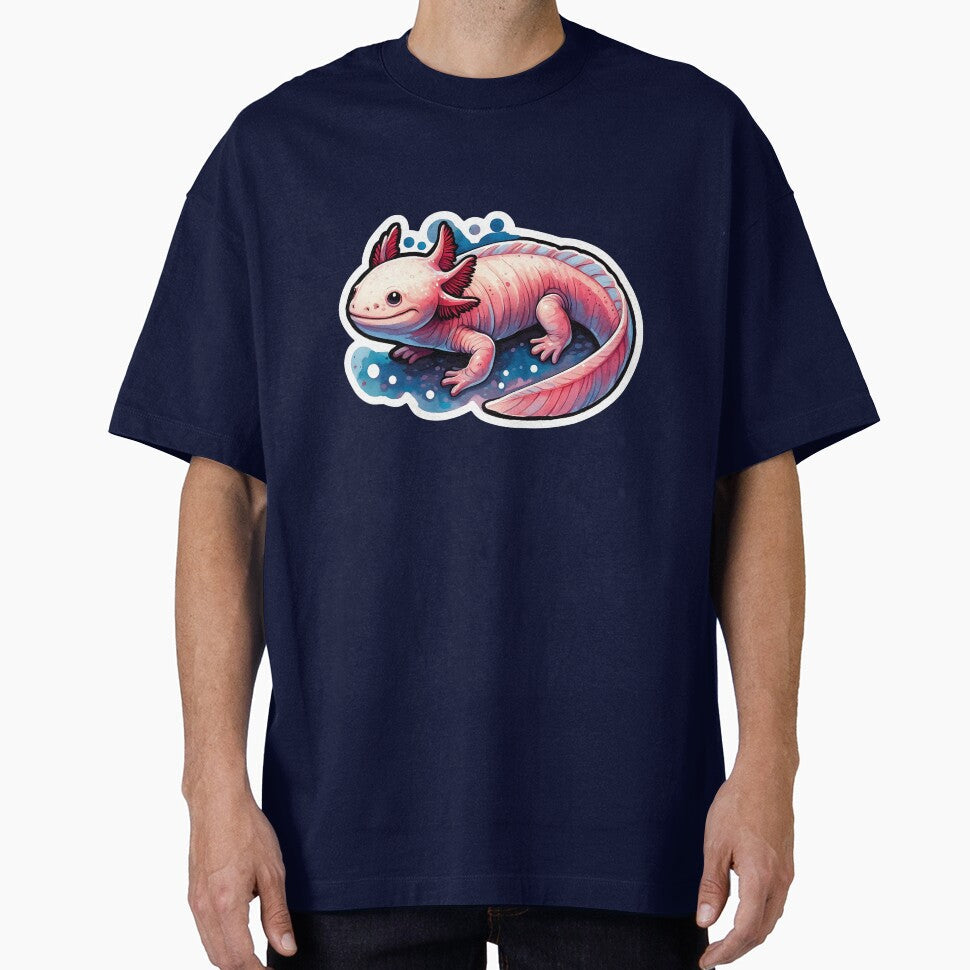 Axolotl Art #125 Lovers by ksgraphics222 - Adult & Kids T-Shirts, Sweatshirts & Hoodies apparel design preview 1
