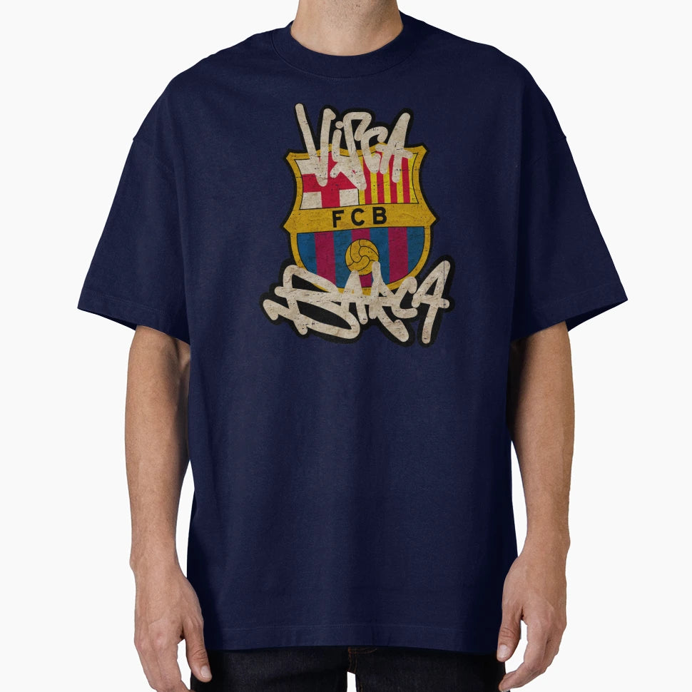 Visca Barca T-Shirt - Minimalist Print Unisex - T-Shirt, Sweatshirt, Hoodie