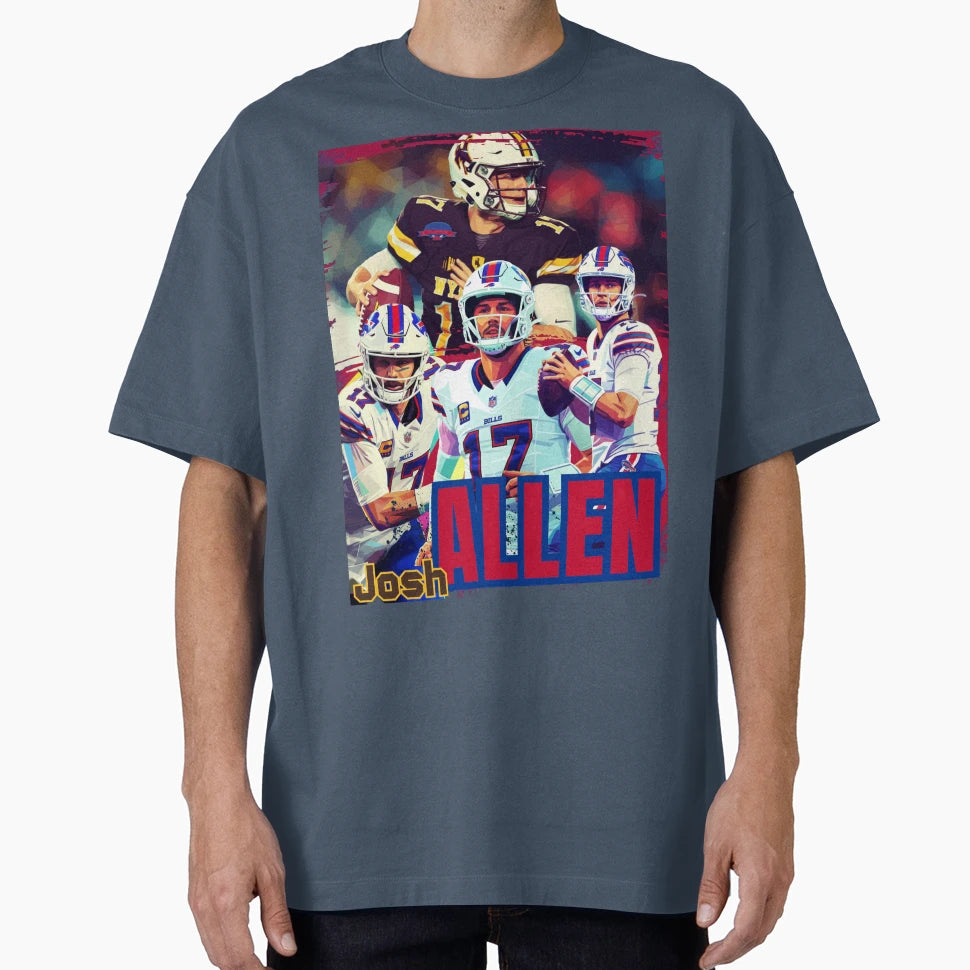 Buffalo Quarterback JA 17 T-Shirt - Unique Graphic for Adults - T-Shirt, Sweatshirt, Hoodie