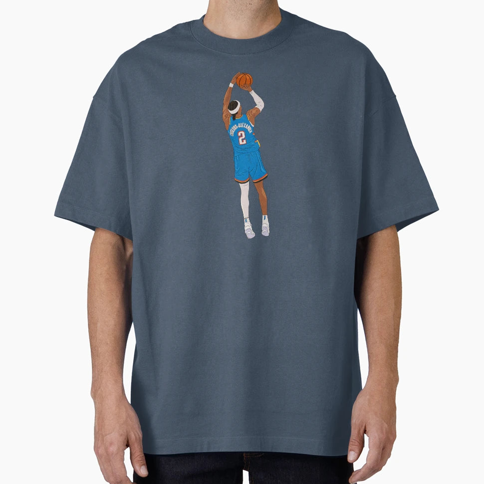 Shai Gilgeous Alexander Jumper T-Shirt - Trendy Graphic Unisex - T-Shirt, Sweatshirt, Hoodie