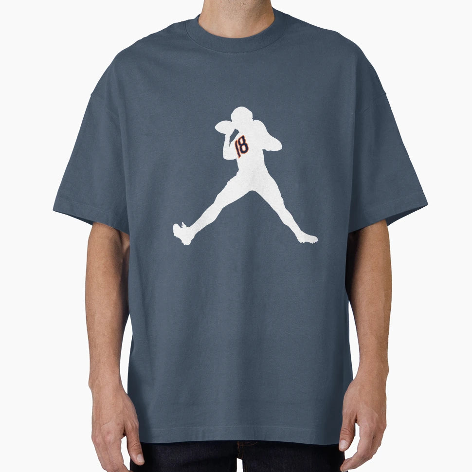 CW White Jumpman Logo T-Shirt - Casual Everyday Wear Men Women - T-Shirt, Sweatshirt, Hoodie
