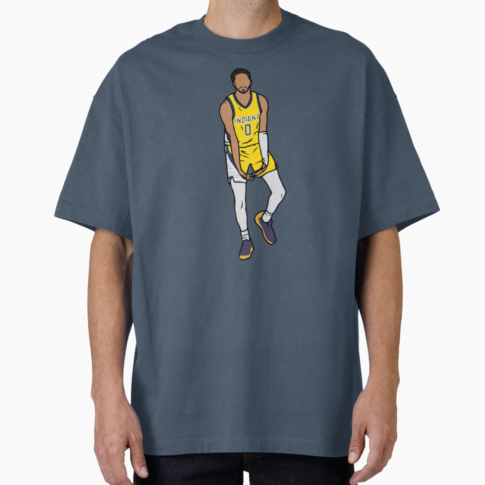 Tyrese Haliburton Big Balls Celebration T-Shirt - Streetwear Style Unisex - T-Shirt, Sweatshirt, Hoodie