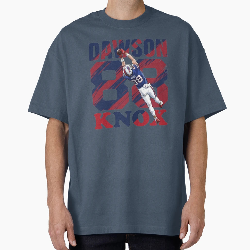 Dawson Knox 88 Buffalo Football T-Shirt - Trendy Graphic Men Women - T-Shirt, Sweatshirt, Hoodie