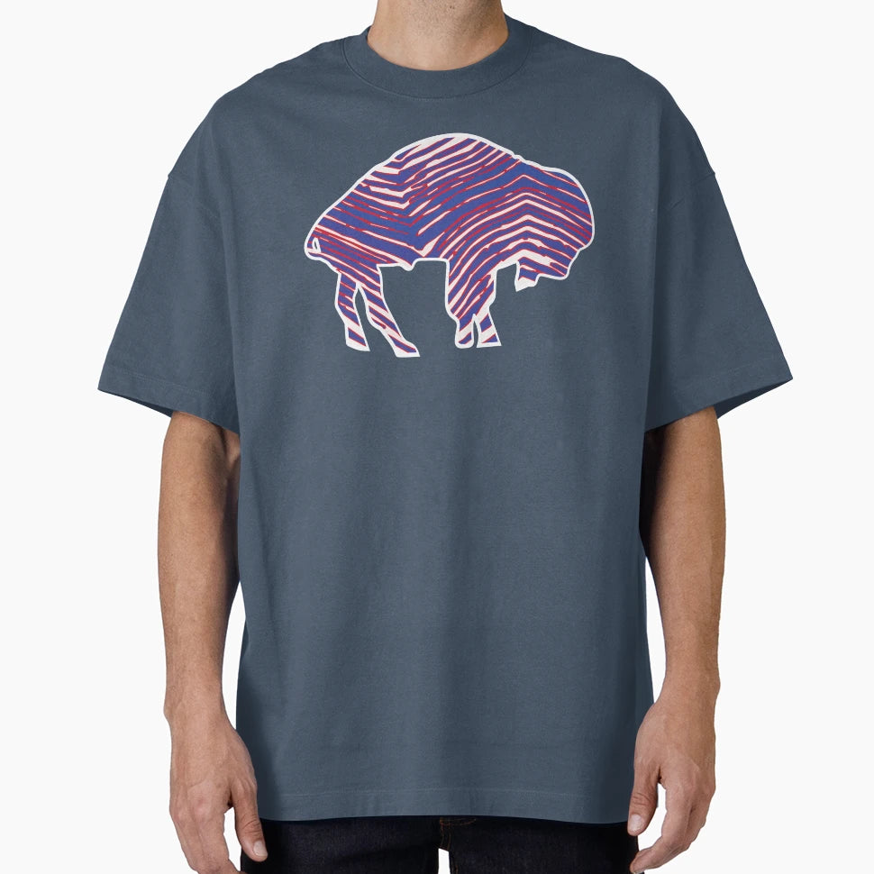 Zebra Stripe Buffalo T-Shirt - Trendy Graphic for Adults - T-Shirt, Sweatshirt, Hoodie