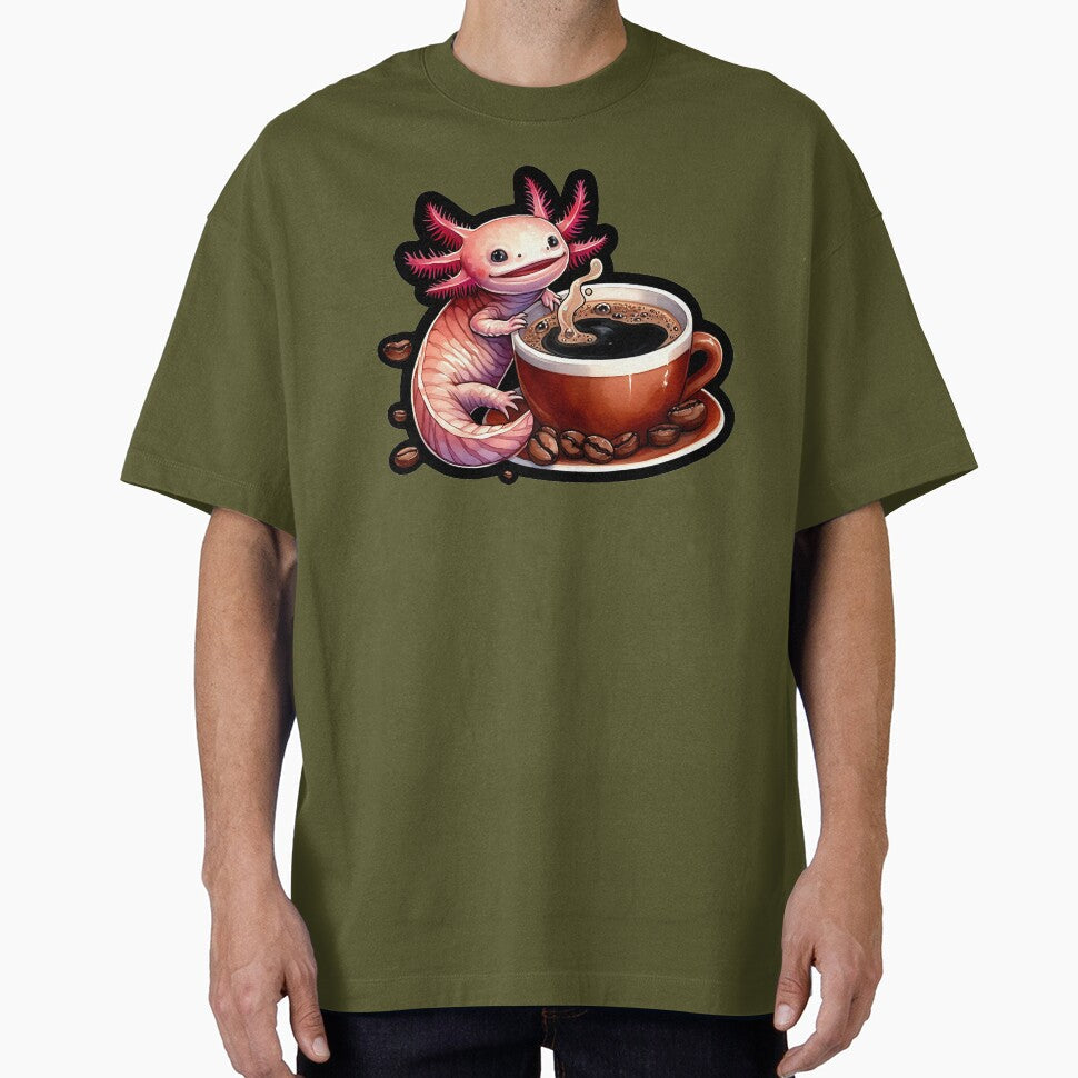 Axolotl Art #131 Lovers by ksgraphics222 - Adult & Kids T-Shirts, Sweatshirts & Hoodies apparel design preview 1
