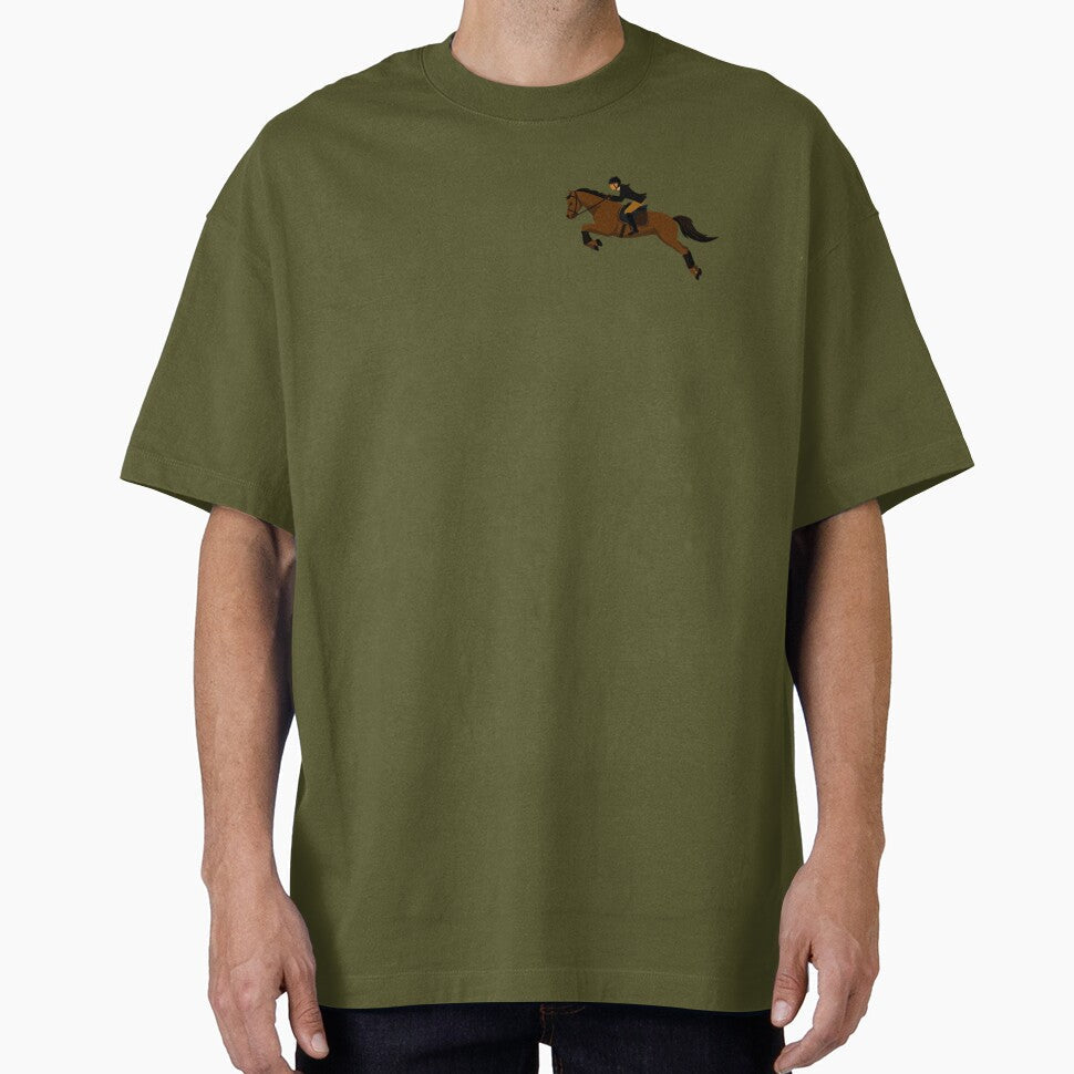 Illustration of Jumping Horse by NoxLand - Adult & Kids T-Shirts, Sweatshirts & Hoodies apparel design preview 1
