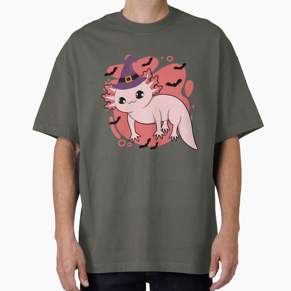Axolotl Halloween Costume Axoween by RicaGraphic - Adult & Kids T-Shirts, Sweatshirts & Hoodies apparel design preview 1