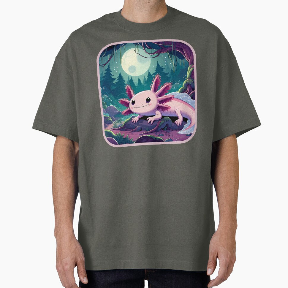 Axolotl Art #57 Lovers by ksgraphics222 - Adult & Kids T-Shirts, Sweatshirts & Hoodies apparel design preview 1