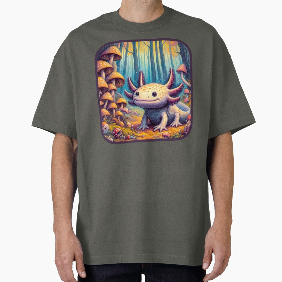 Axolotl Art #42 Lovers by ksgraphics222 - Adult & Kids T-Shirts, Sweatshirts & Hoodies apparel design preview 1