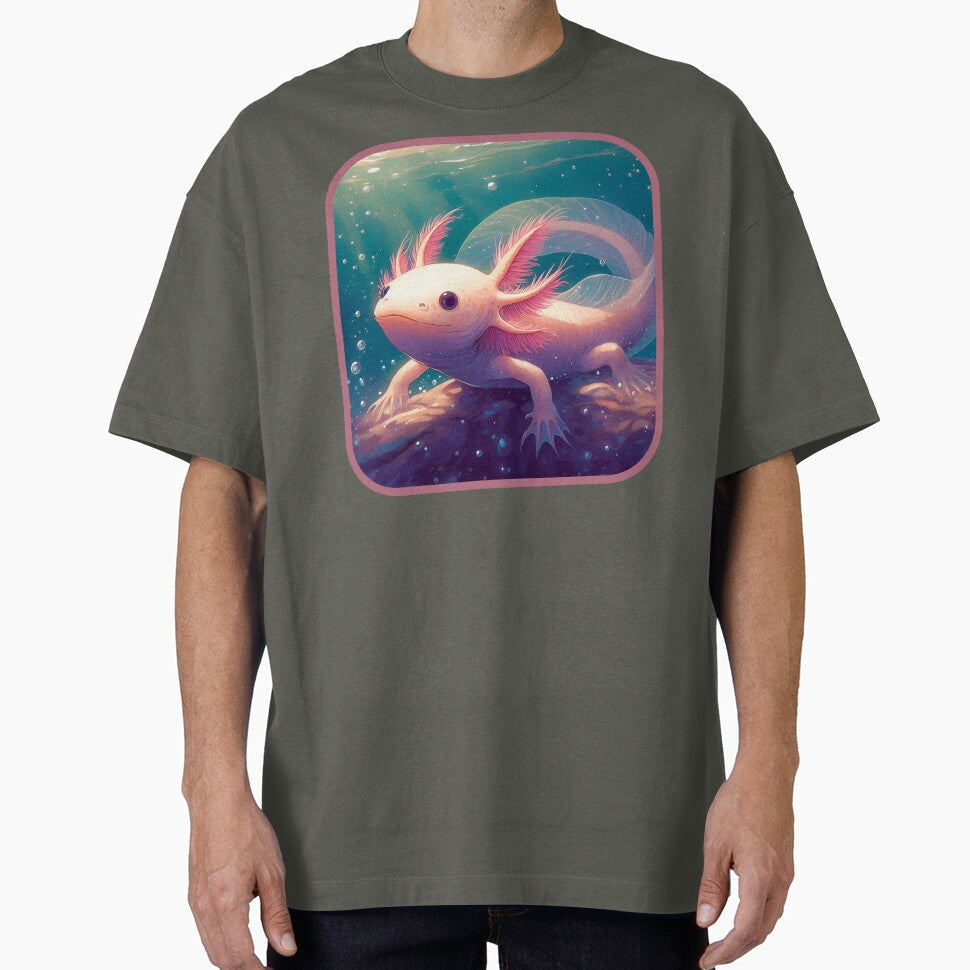 Axolotl Art #21 Lovers by ksgraphics222 - Adult & Kids T-Shirts, Sweatshirts & Hoodies apparel design preview 1