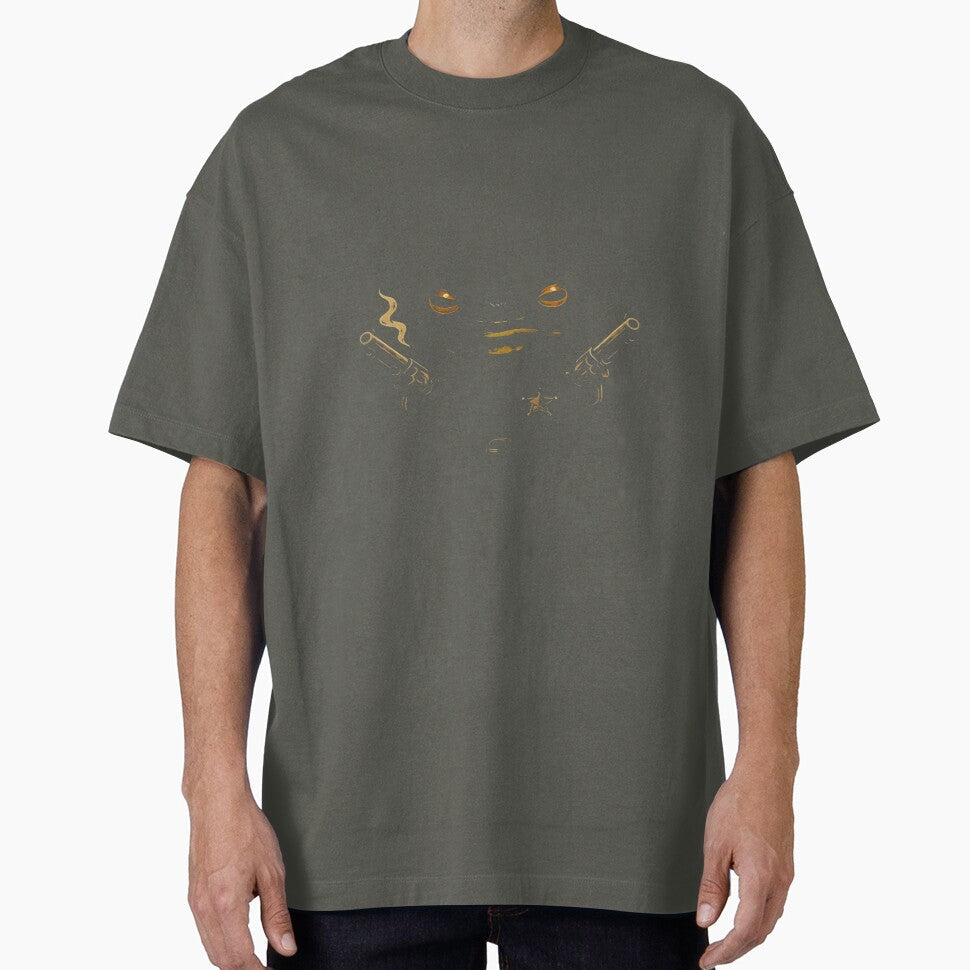 Cowboy Frog Meme Ribbit or Die Western Outlaw Design - Adult & Kids T-Shirts, Sweatshirts & Hoodies apparel design preview 1