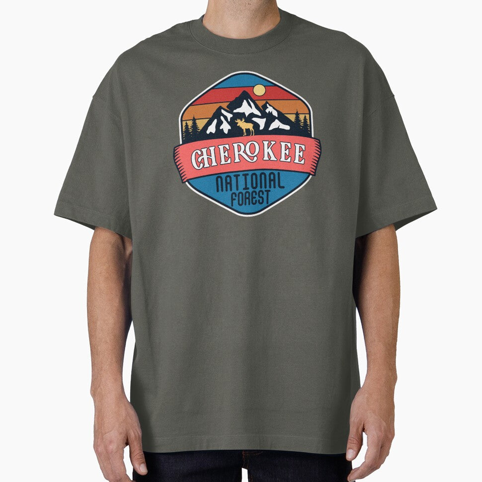 Cherokee National Forest by Road- - Adult & Kids T-Shirts, Sweatshirts & Hoodies apparel design preview 1