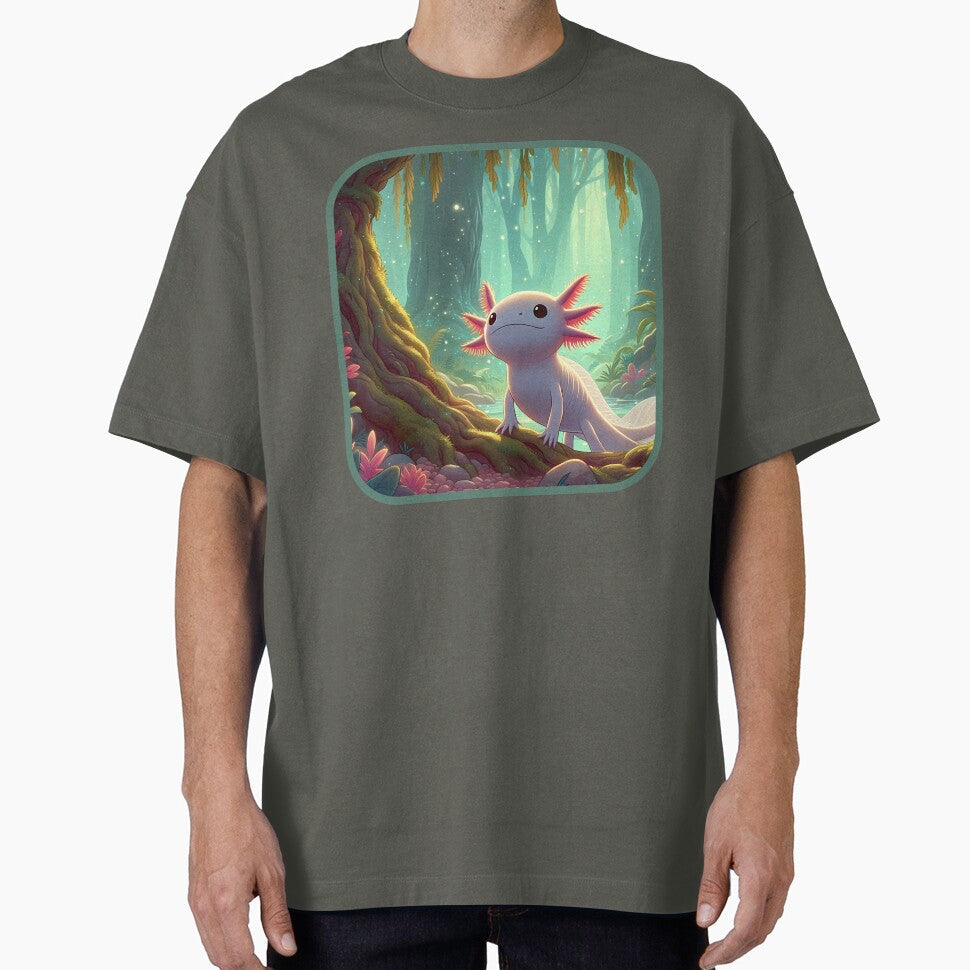 Axolotl Art #64 Lovers by ksgraphics222 - Adult & Kids T-Shirts, Sweatshirts & Hoodies apparel design preview 1