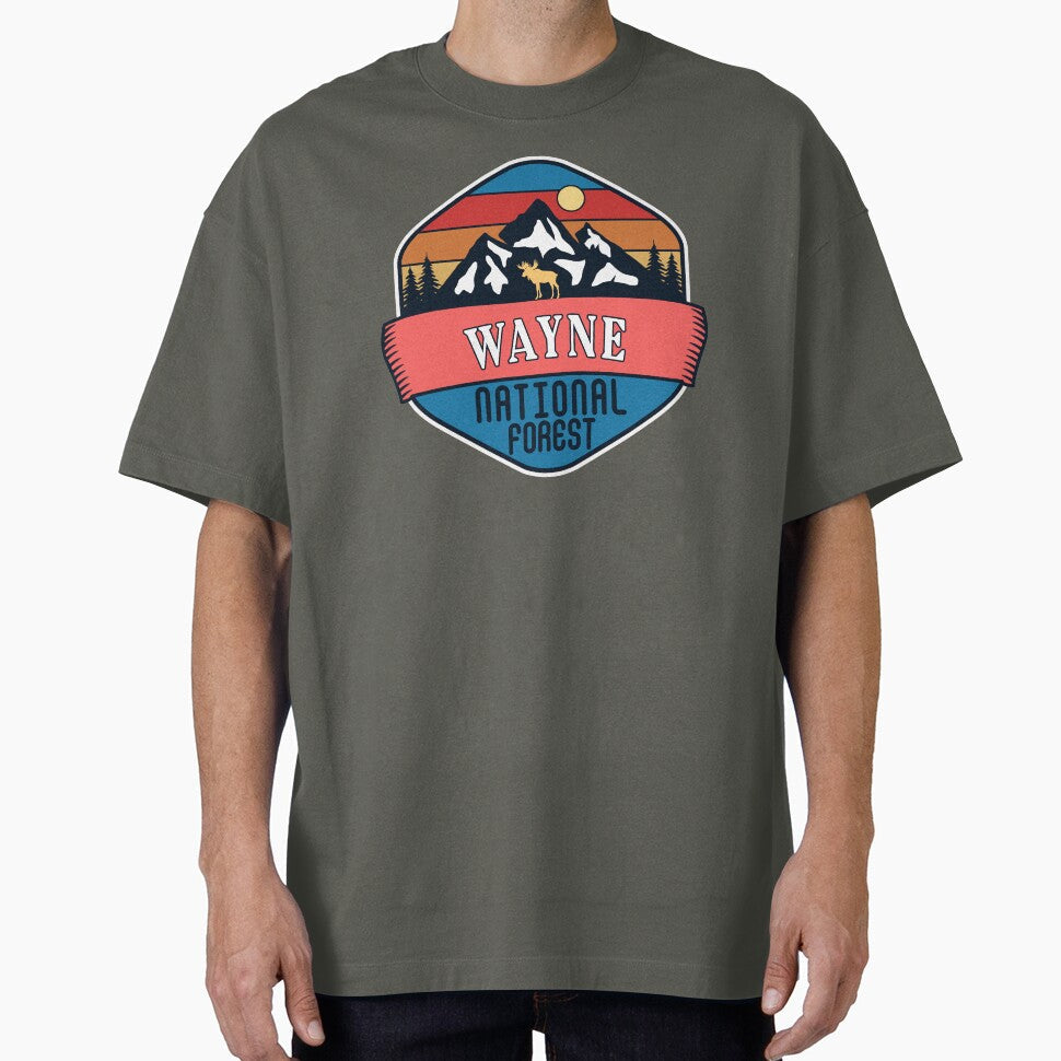 Wayne National Forest by Road- - Adult & Kids T-Shirts, Sweatshirts & Hoodies apparel design preview 1