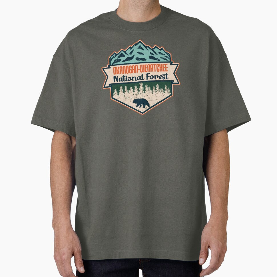 Okanogan-Wenatchee National Forest by Nature-spirit - Adult & Kids T-Shirts, Sweatshirts & Hoodies apparel design preview 1