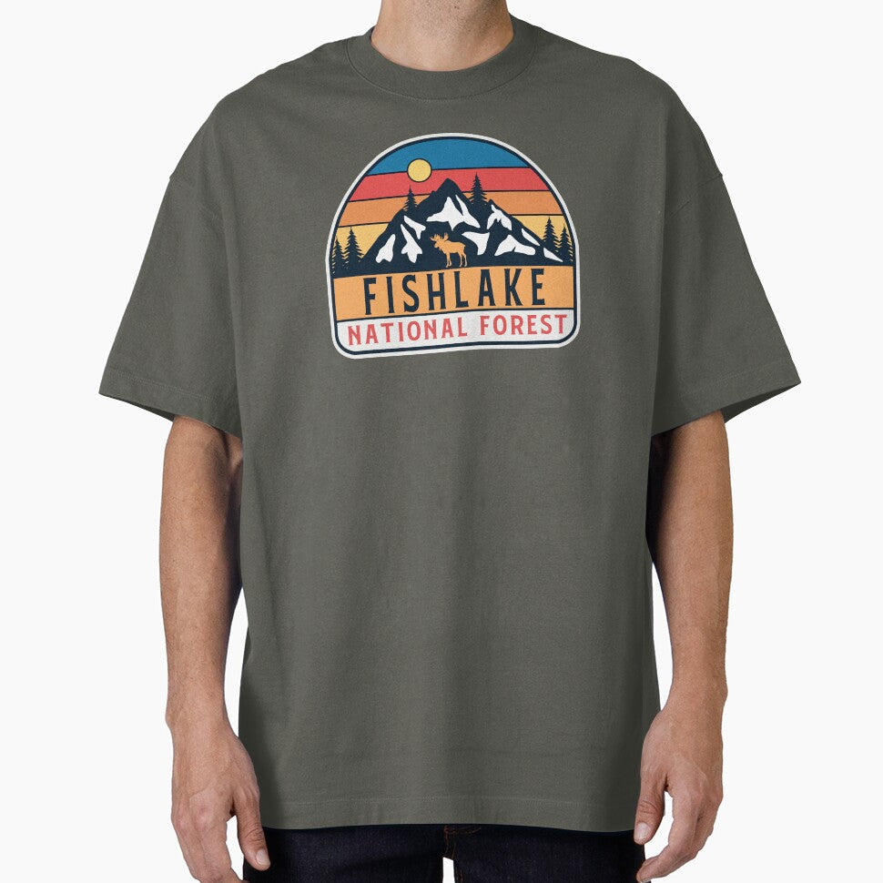 Fishlake National Forest by nature-space - Adult & Kids T-Shirts, Sweatshirts & Hoodies apparel design preview 1