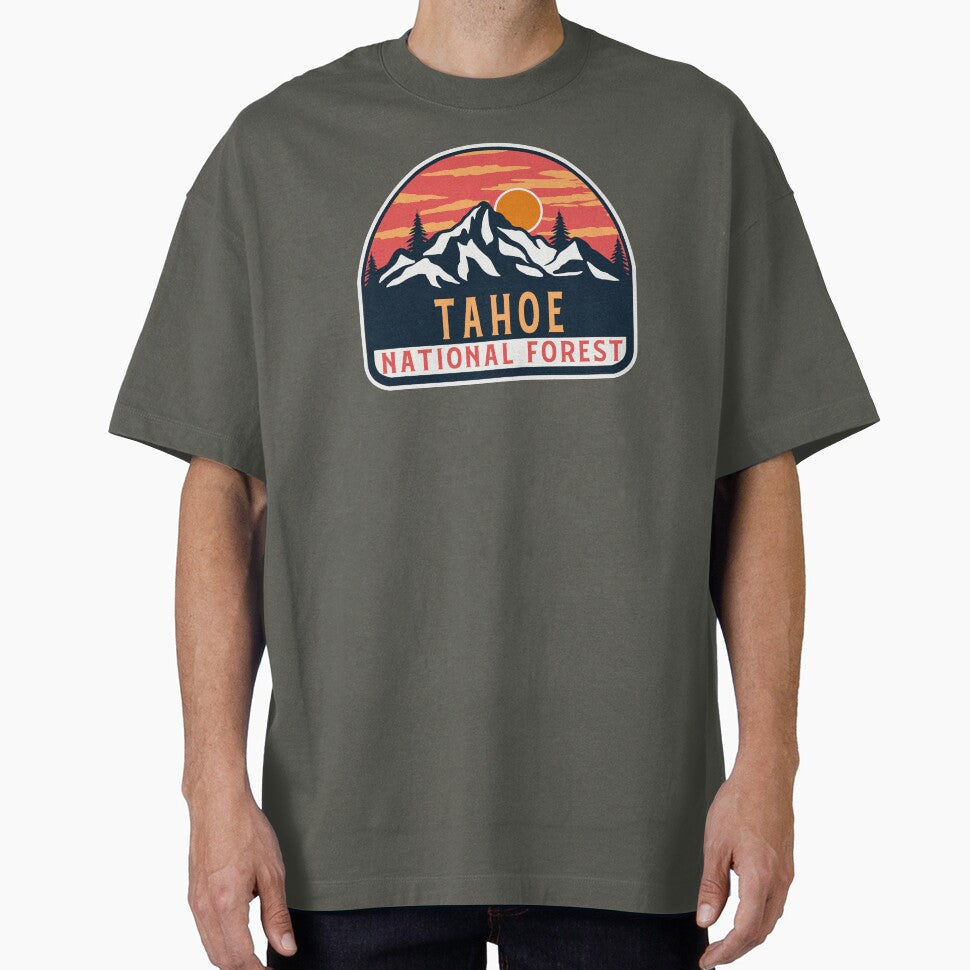 Tahoe National Forest by nature-space - Adult & Kids T-Shirts, Sweatshirts & Hoodies apparel design preview 1